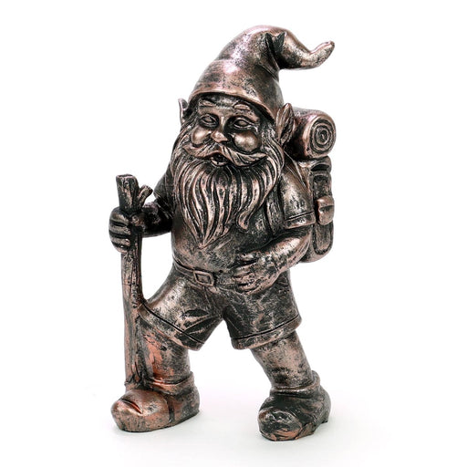 A Bit Quackers Garden Decor - Bronze Intrepid Garden Gnome