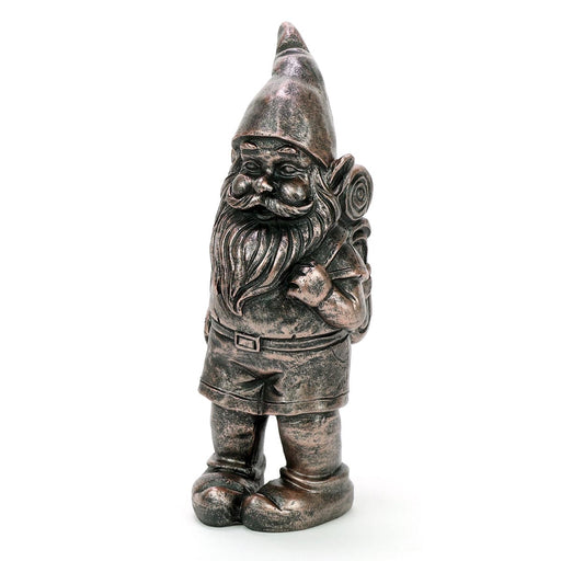 A Bit Quackers Garden Decor - Bronze Scout Garden Gnome