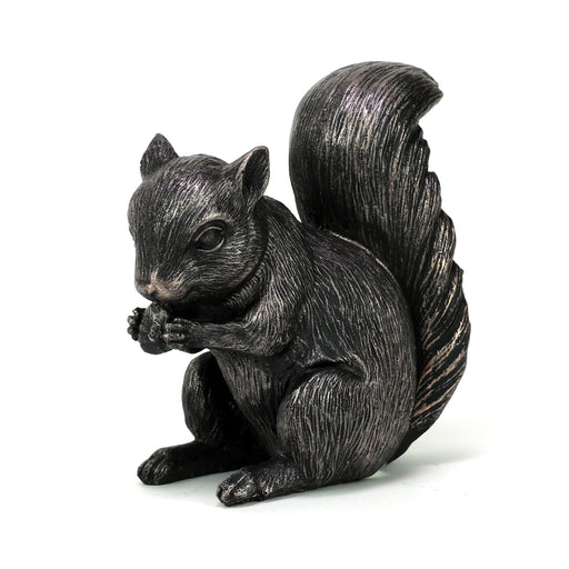 A Bit Quackers Garden Decor - Bronze Squirrel Garden Ornament