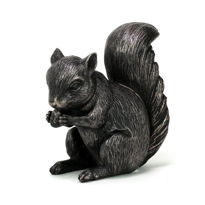 A Bit Quackers Garden Decor - Bronze Squirrel Garden Ornament