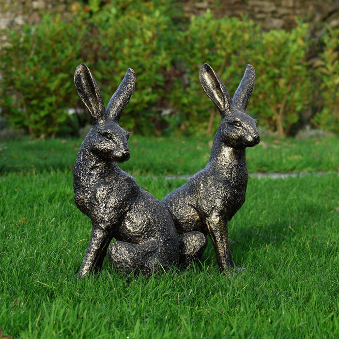 Goldhare Gold Hare Ornaments - A Bit Quackers — Gardening Gifts Co.