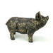 A Bit Quackers Garden Decor - Happy Gold Pig Garden Ornament