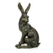 A Bit Quackers Garden Decor - Looking Left Gold Hare Ornaments