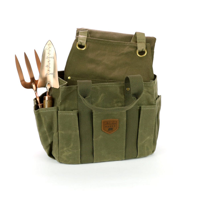 Alaskan MAKER Garden Tool Gift Sets - Canvas Gardening Bundle - Olive