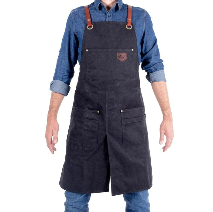 Alaskan MAKER Gardening Aprons & Tool Belts - Canvas Split Garden Apron - Denim