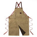 Alaskan MAKER Gardening Aprons & Tool Belts - Canvas Split Garden Apron - Sand