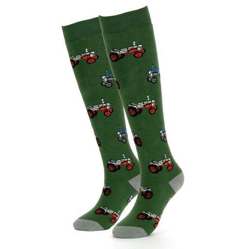 Bartleby Socks - Men's Welly Socks - Retro Tractor