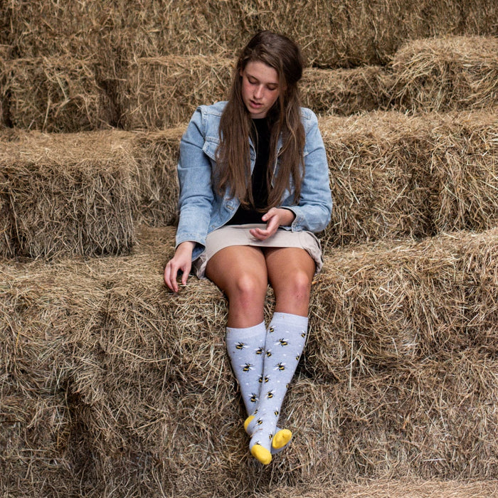 Bartleby Socks - Women's Welly Socks - Bumble Bees