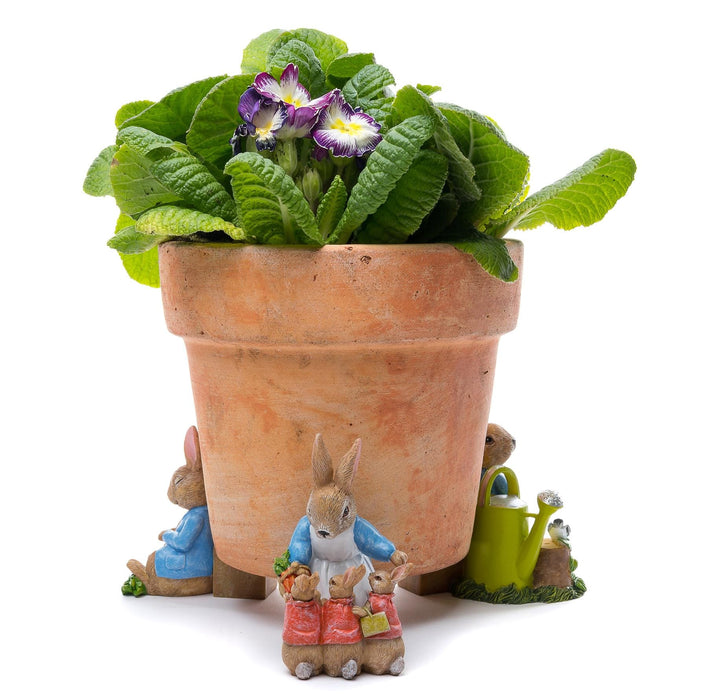 Beatrix Potter Plant Pot Accessories - Plant Pot Feet - Peter Rabbit & Family