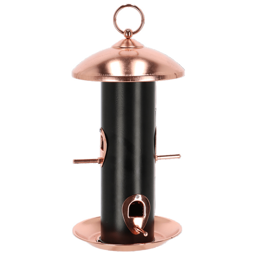 Best for Birds Bird Baths & Feeders - Bird Feeder Seed Dispenser - Black Copper