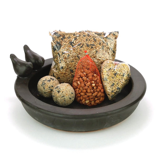 Best for Birds Bird Baths & Feeders - Decorative Ceramic Bird Bath with Bird Feed