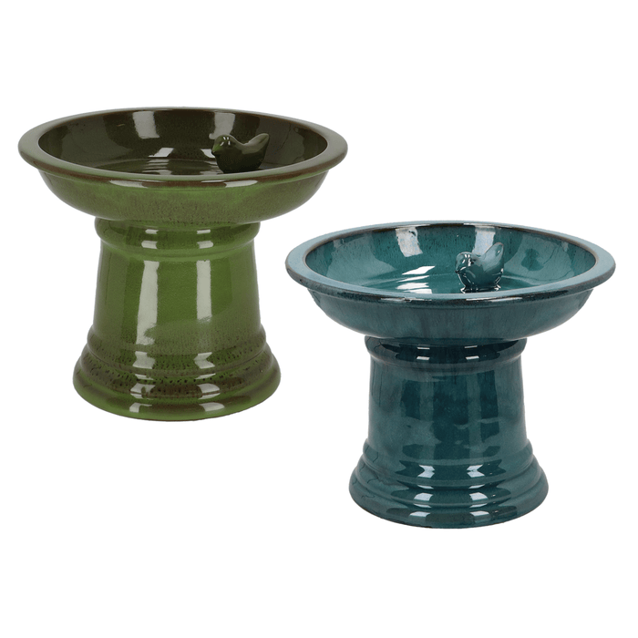 Best for Birds Bird Baths & Feeders - Decorative Ceramic Garden Bird Bath with Stand