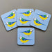 Blue Ranchu Designs Decor - Blue Tit Coasters - Set of 4