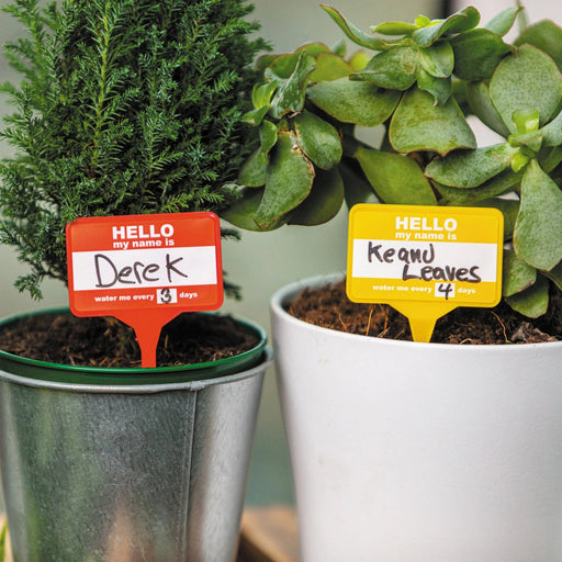 Bubblegum Stuff Indoor Gardening - Plant Name Badges - Name Tags for Indoor Plant Pots