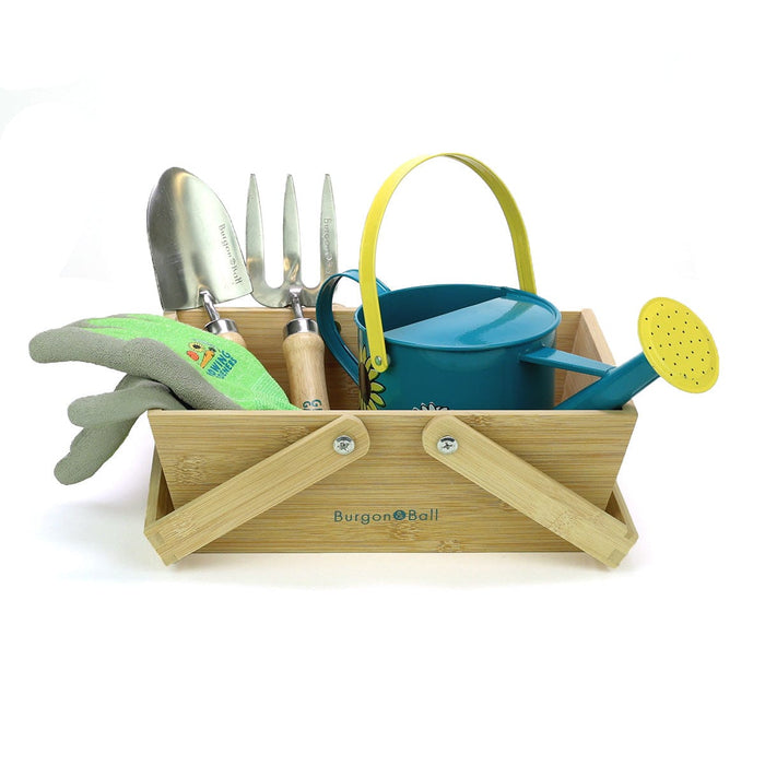Burgon & Ball Children's Toys - Children's Gardening Tool Set with Watering Can - RHS Growing Gardeners