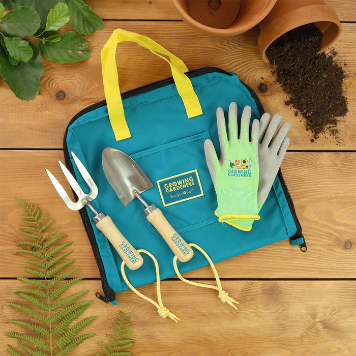 Burgon & Ball Children's Toys - Children's Potting Mat Set - RHS Growing Gardeners