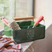 Burgon & Ball Garden Storage & Organisation - Greenhouse Caddy - Heritage Green