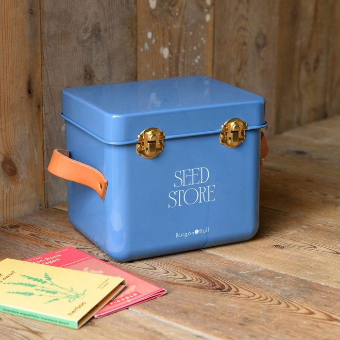 garden seed storage tin Burgon & Ball Mini Seed Storage Tin