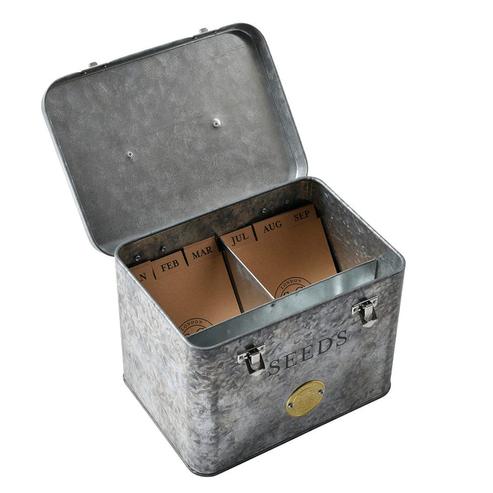 Burgon & Ball Garden Storage & Organisation - Sophie Conran Galvanised Seed Tin