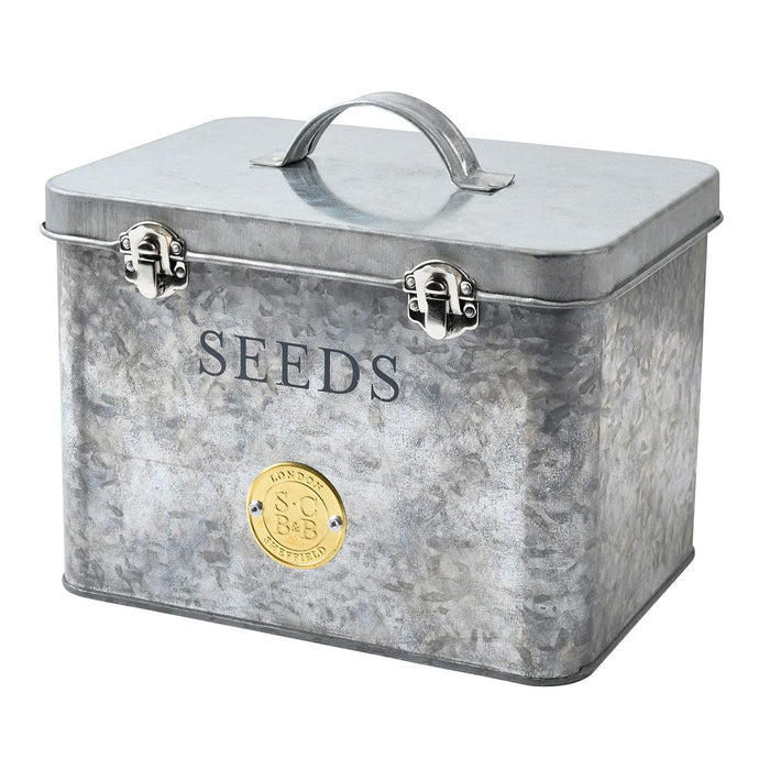 Burgon & Ball Garden Storage & Organisation - Sophie Conran Galvanised Seed Tin