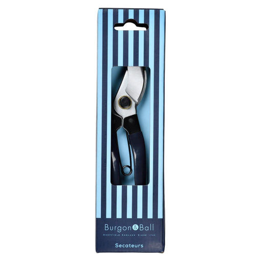 Burgon & Ball Garden Tool Gift Sets - Collector Bypass Secateurs Navy - Gift Boxed
