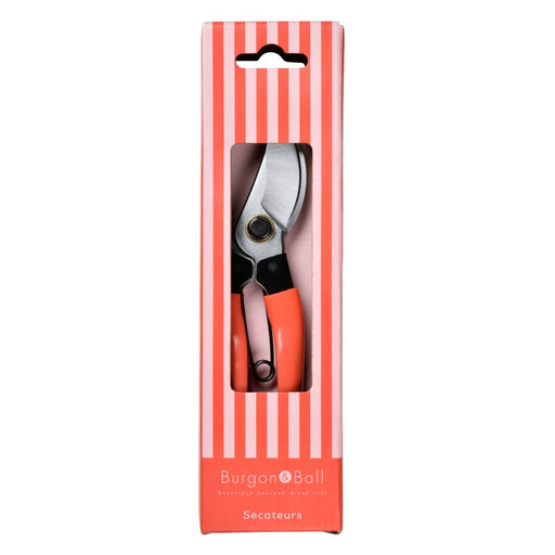 Burgon & Ball Garden Tool Gift Sets - Collector Bypass Secateurs Red - Gift Boxed