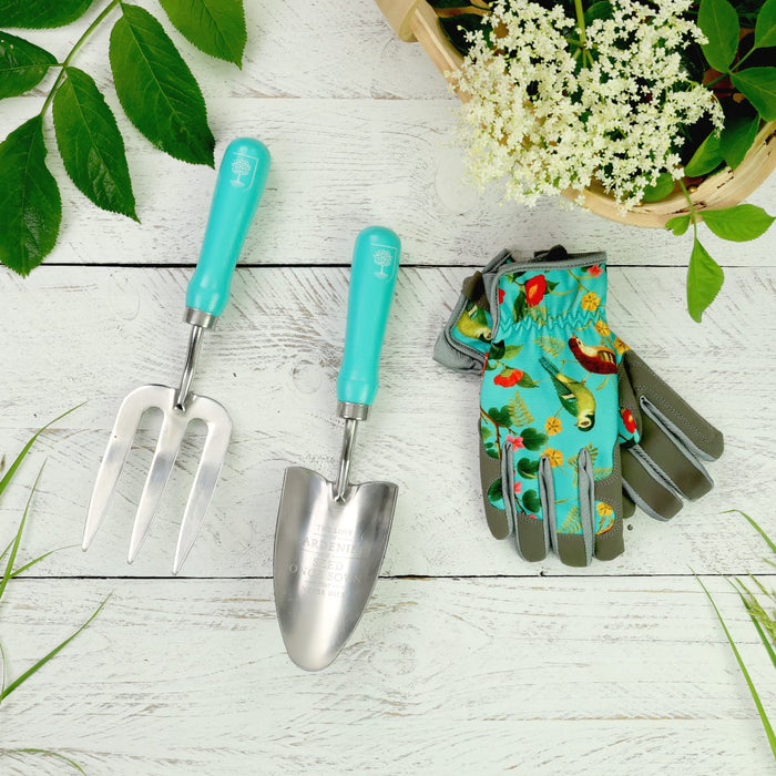 Burgon & Ball Garden Tool Gift Sets - Garden Tools & Gloves Bundle - Flora & Fauna