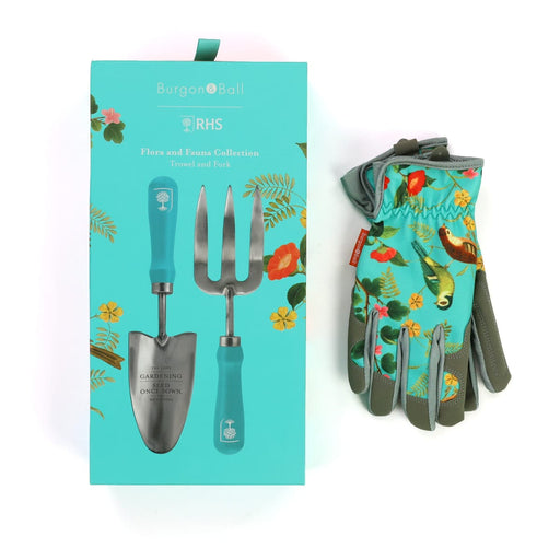 Burgon & Ball Garden Tool Gift Sets - Garden Tools & Gloves Bundle - Flora & Fauna