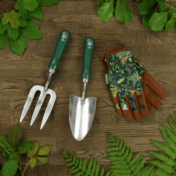 Burgon & Ball Garden Tool Gift Sets - Garden Tools & Gloves Bundle - Woodland Wonders