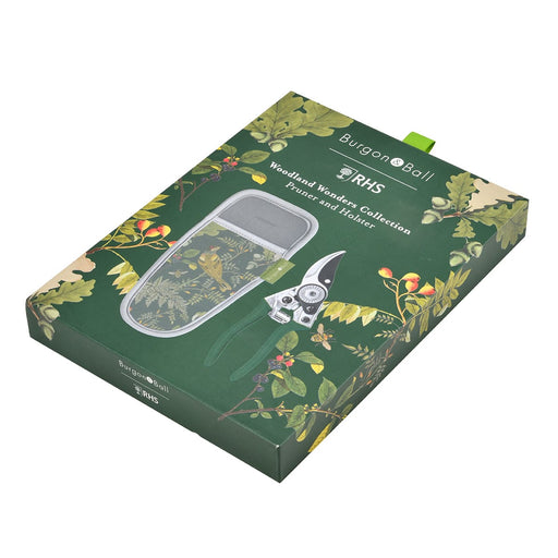 Burgon & Ball Garden Tool Gift Sets - Woodland Wonders Pruner & Holster - Gift Boxed