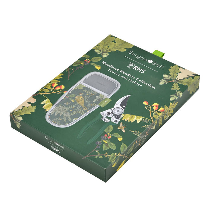 Burgon & Ball Garden Tool Gift Sets - Woodland Wonders Pruner & Holster - Gift Boxed