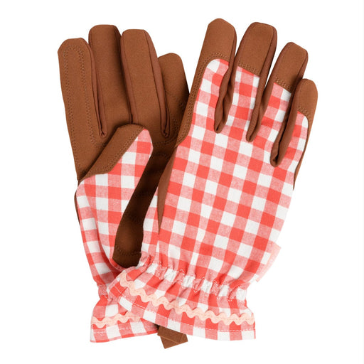Burgon & Ball Gardening Gloves - Collector Gardening Gloves – Red Check