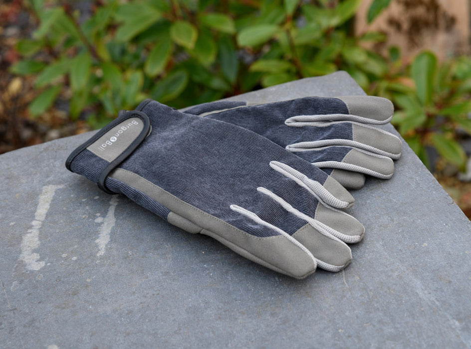 Burgon & Ball Gardening Gloves - Dig The Glove - Slate Corduroy