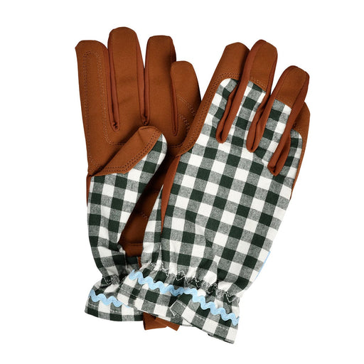 Burgon & Ball Gardening Gloves - Gardening Gloves – Heritage Green Check