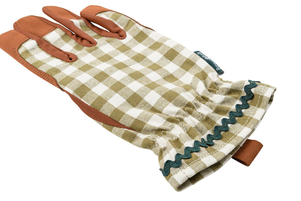 Burgon & Ball Gardening Gloves - Gardening Gloves – Olive Check