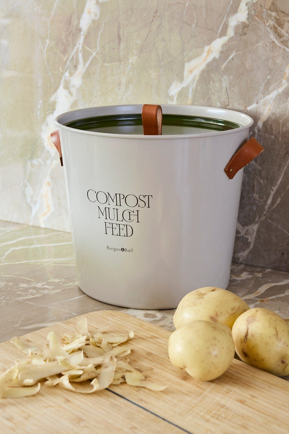 Burgon & Ball Compost Bin - Mushroom — Gardening Gifts Co.