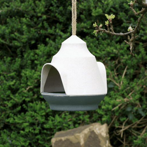 Earthy Sustainable Bird Baths & Feeders - Earthy Natural Two-Tone Bird Feeder