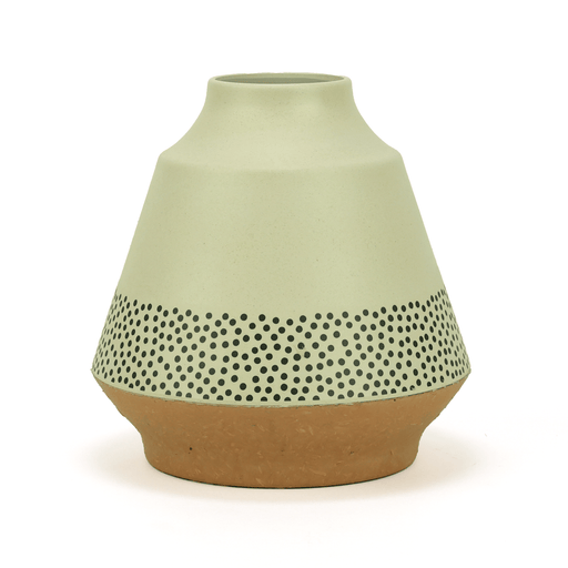 Earthy Sustainable Indoor Plant Pots - Earthy Dotty Bamboo Skandi Vase