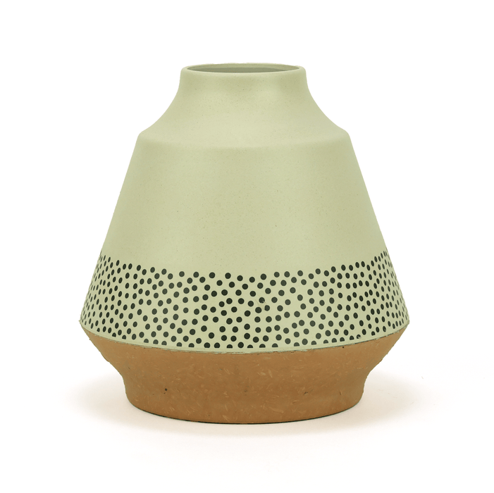 Earthy Sustainable Indoor Plant Pots - Earthy Dotty Bamboo Skandi Vase