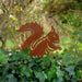 Esschert Design Garden Decor - Rusty Metal Squirrel Silhouette