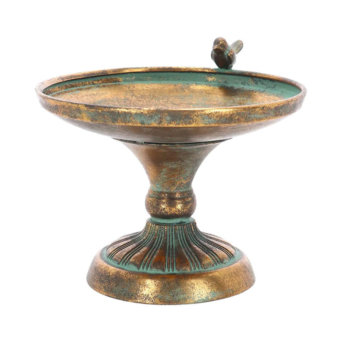 Esschert's Garden Bird Baths & Feeders - Aged Metal Bird Bath