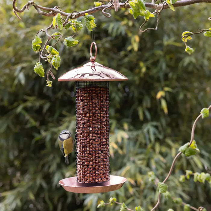 Esschert's Garden Bird Baths & Feeders - Bird Feeder Nut Dispenser - Black Copper