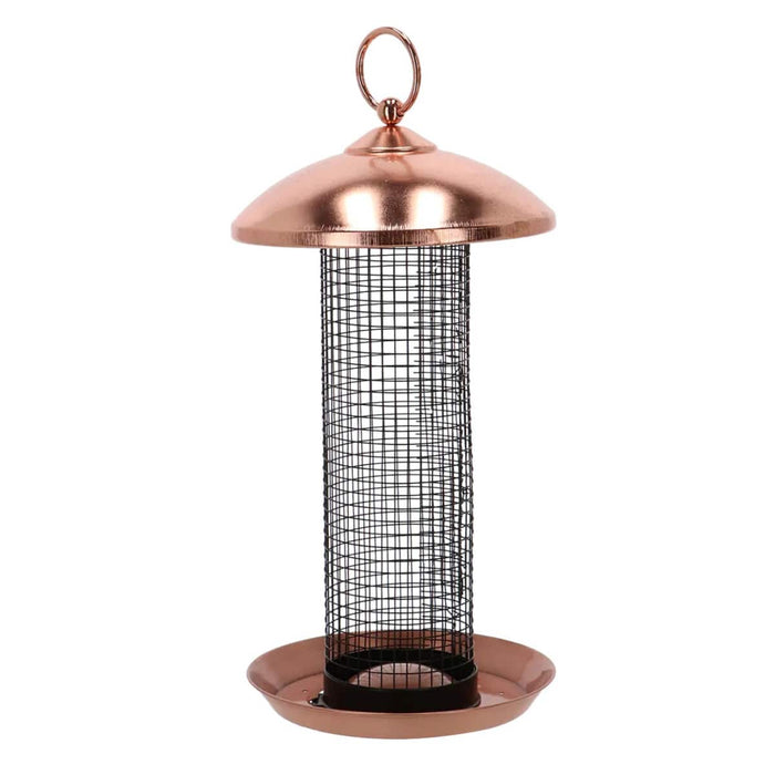 Esschert's Garden Bird Baths & Feeders - Bird Feeder Nut Dispenser - Black Copper