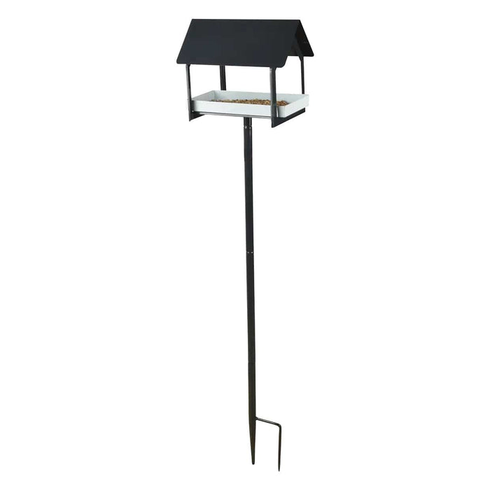 Esschert's Garden Bird Baths & Feeders - Free Standing Bird Table - Anthracite