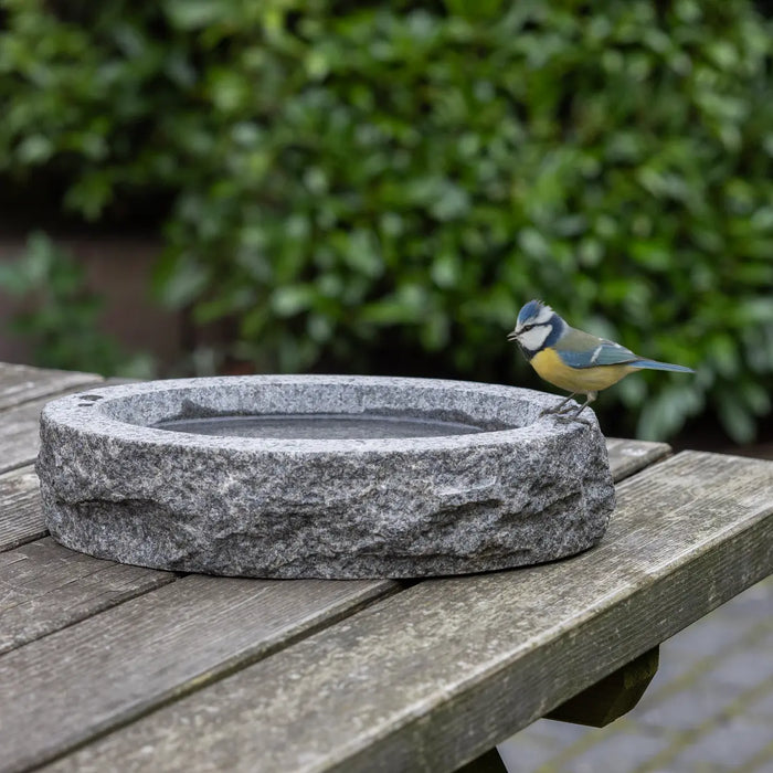 Esschert's Garden Bird Baths & Feeders - Granite Oval Garden Bird Bath