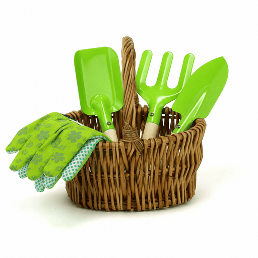 Esschert's Garden Children's Toys - Children's Gardening Basket & Tool Set