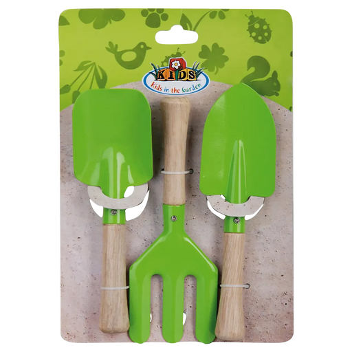Esschert's Garden Children's Toys - Children's Green Garden Tool Set