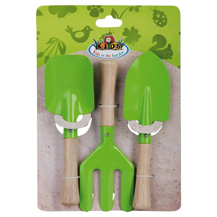 Esschert's Garden Children's Toys - Children's Green Garden Tool Set