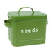 Esschert's Garden Garden Storage & Organisation - Dark Green Vintage Green Seed Storage Tin