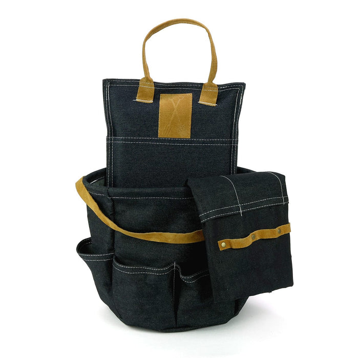 Esschert's Garden Garden Tool Gift Sets - Without Tools Gardener's Complete Tool Bag Bundle - Denim